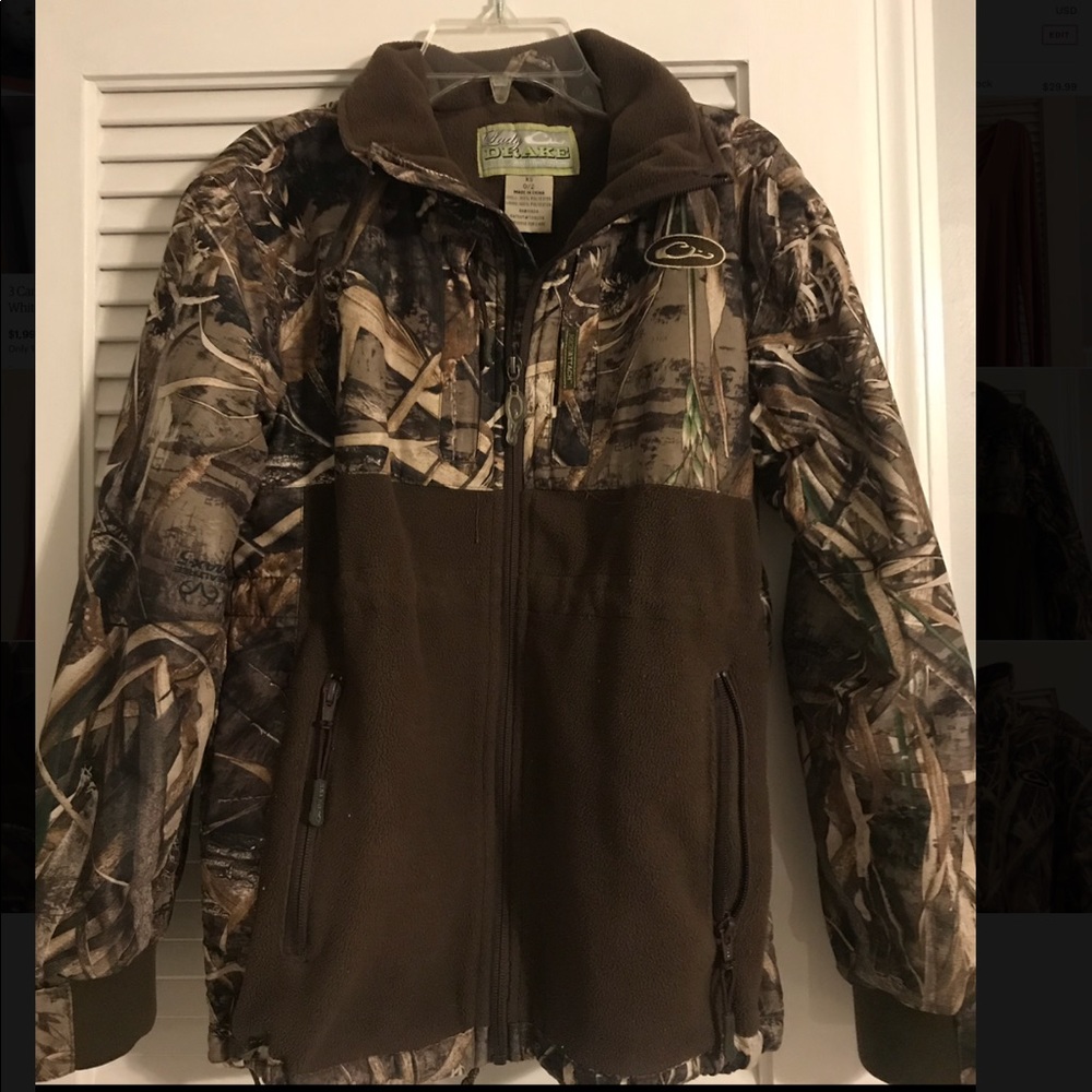 full zip, lady drake camouflage jacket